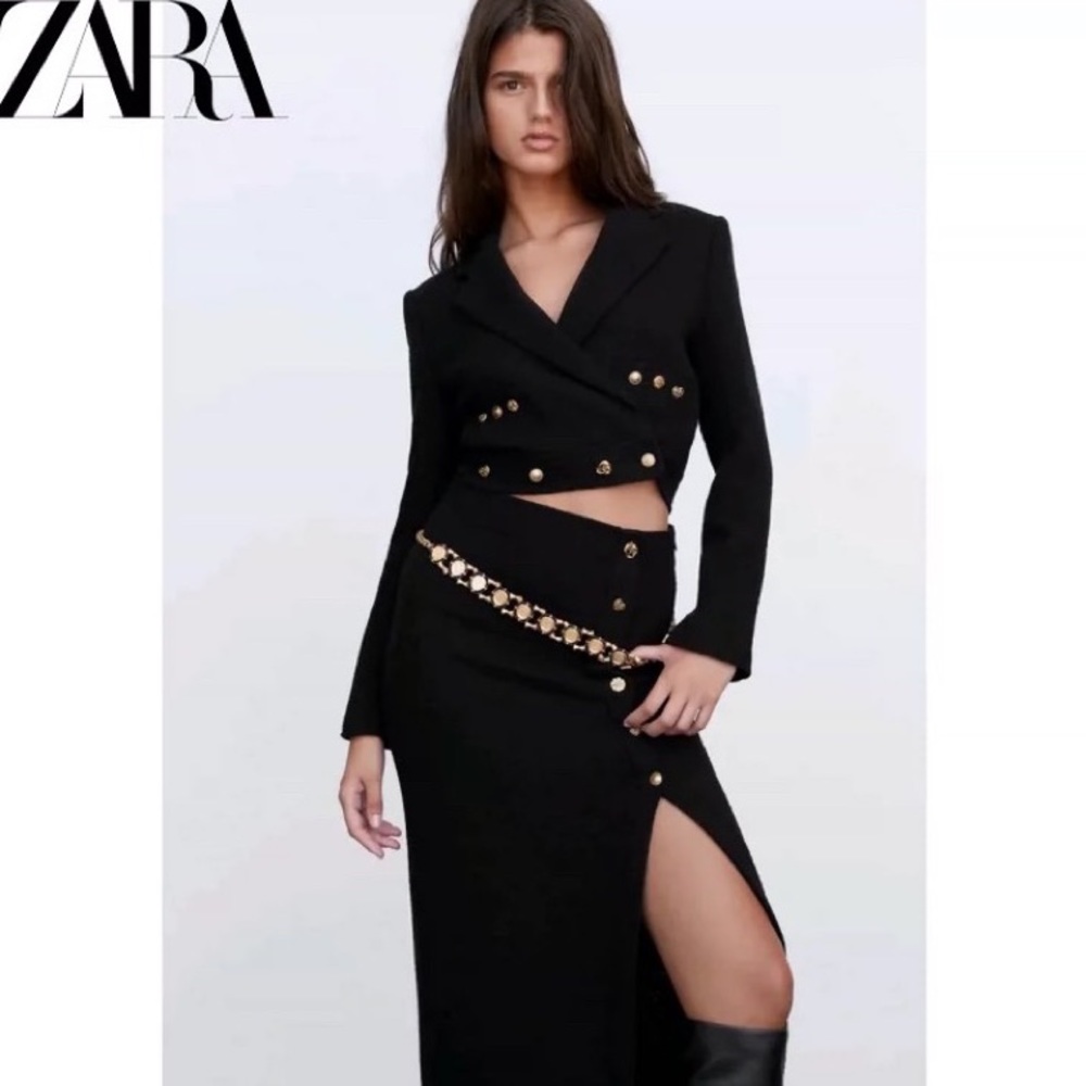 Zara Blazer set with skirt - Picture 1 of 4